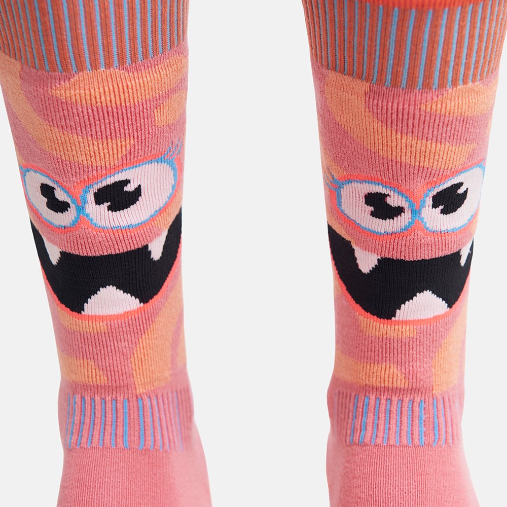 Kids Light Cushion Merino Monster Party Snow Sock