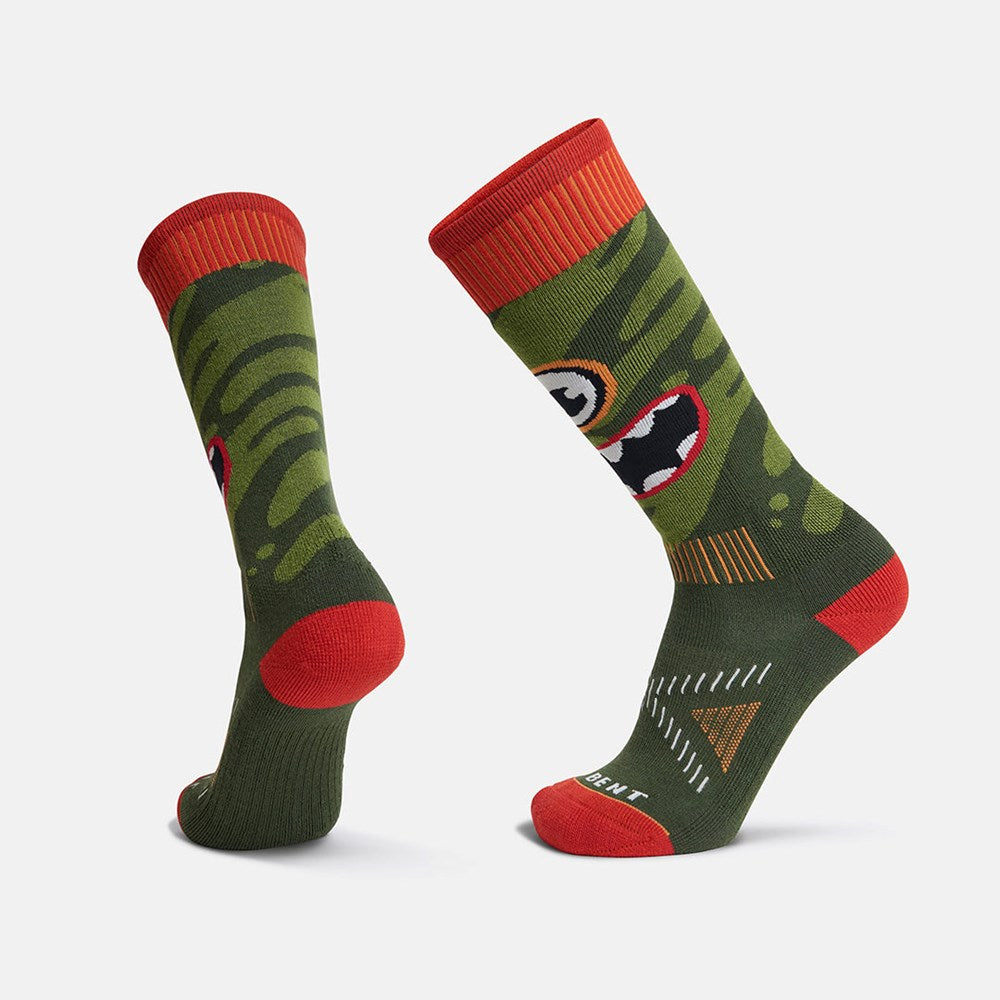 Kids Light Cushion Merino Monster Party Snow Sock