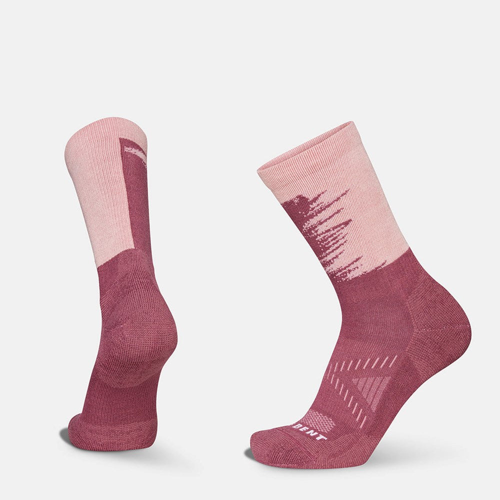 Targeted Cushion Merino Nordic Race Snow Sock – Crushed Berry