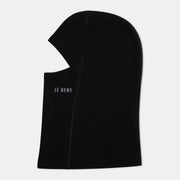 Heavyweight Grid Fleece Merino Balaclava – Black
