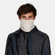 Double Up Heavyweight Merino Grid Fleece Neck Gaiter – Ombre Snow Gum