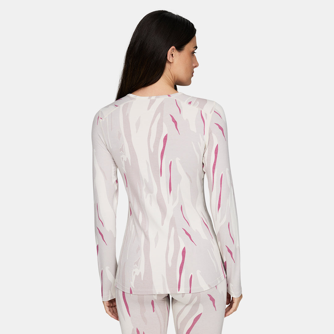 Womens Merino Midweight Base Layer Crew