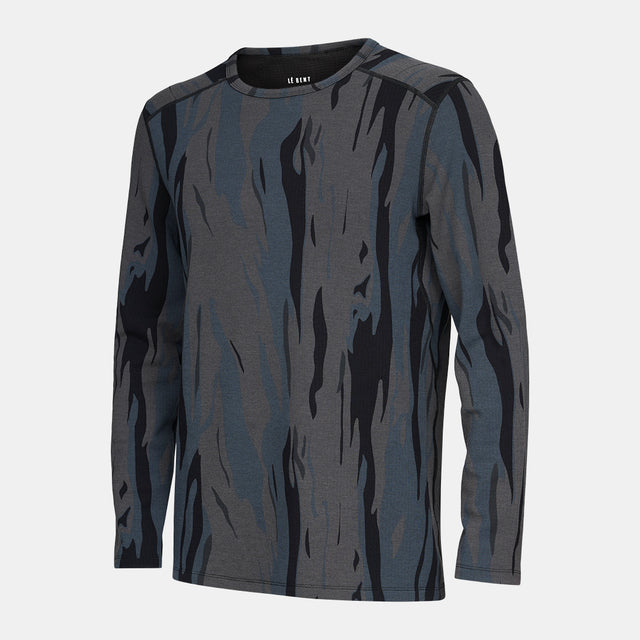 Mens Heavyweight Antarctic Grid Fleece Crew