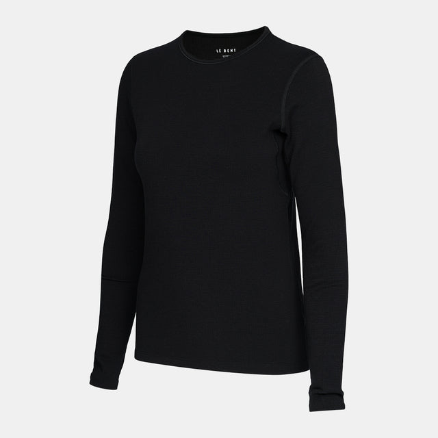 Womens Heavyweight Antarctic Grid Fleece Crew