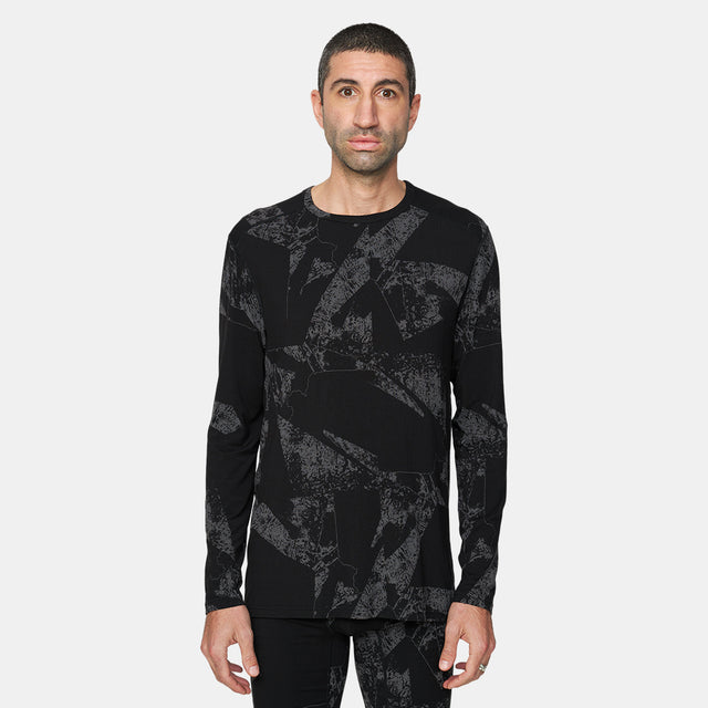 Mens Fractal Lightweight Crew Base Layer