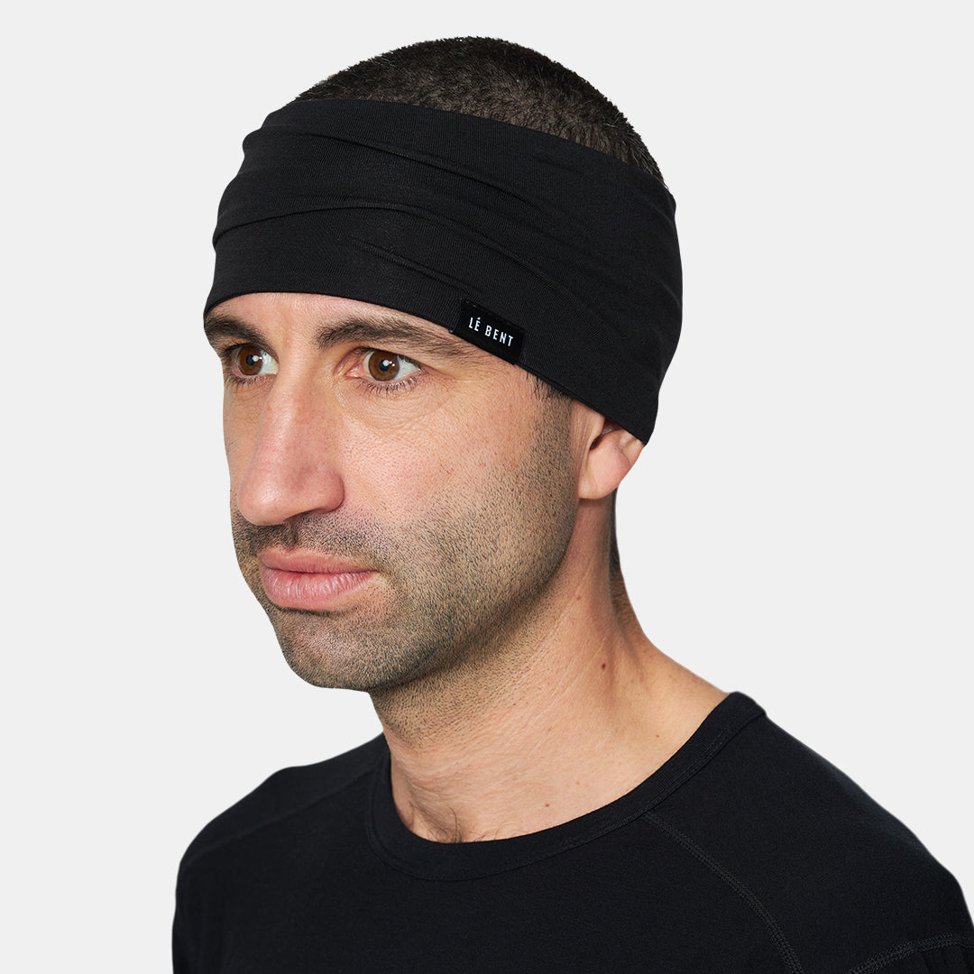 Midweight Merino Headband – Black
