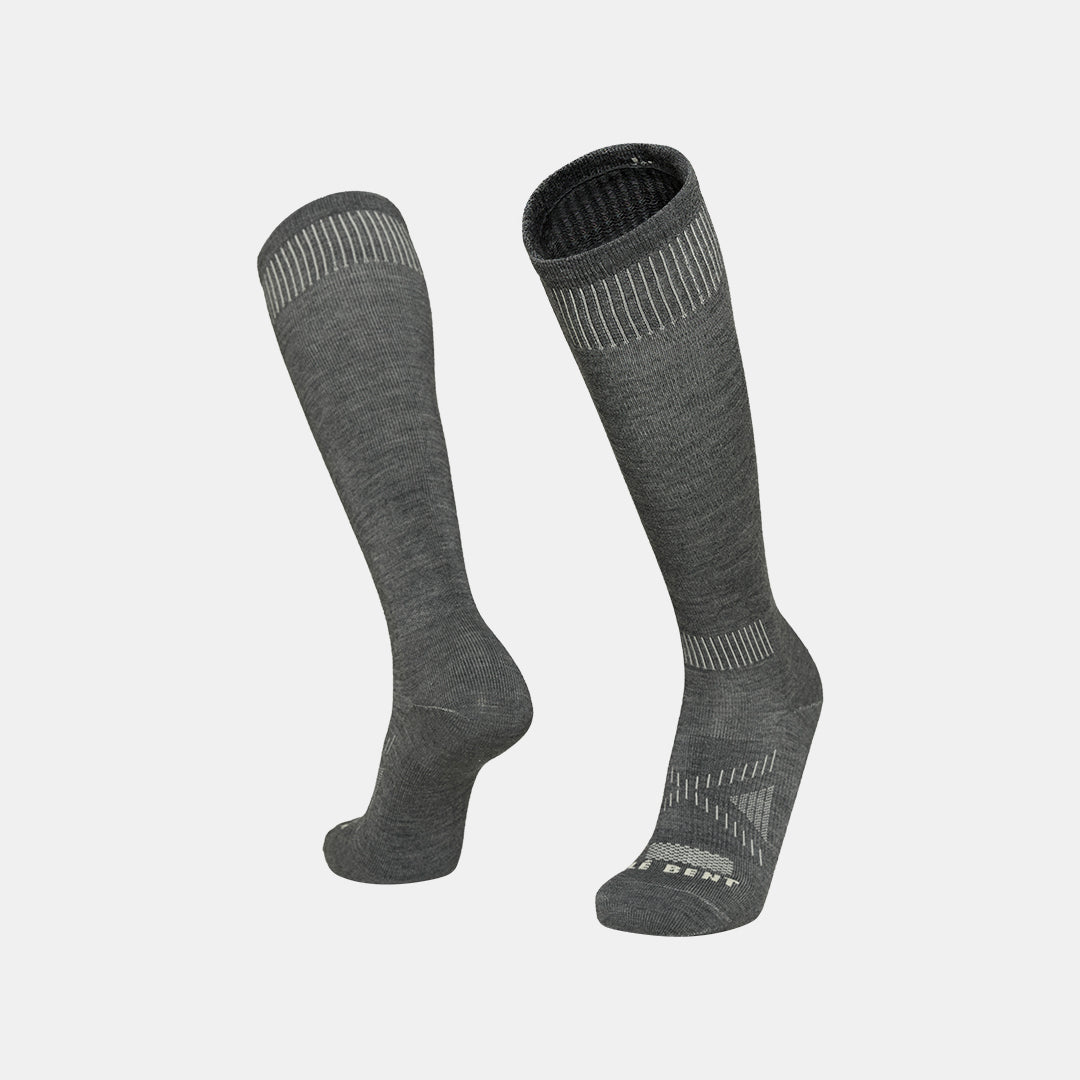 Zero Cushion Merino Bootfit Snow Sock – Dark Heather Grey