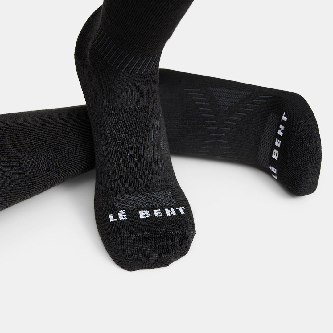 Targeted Cushion Merino Logo Snow Sock
