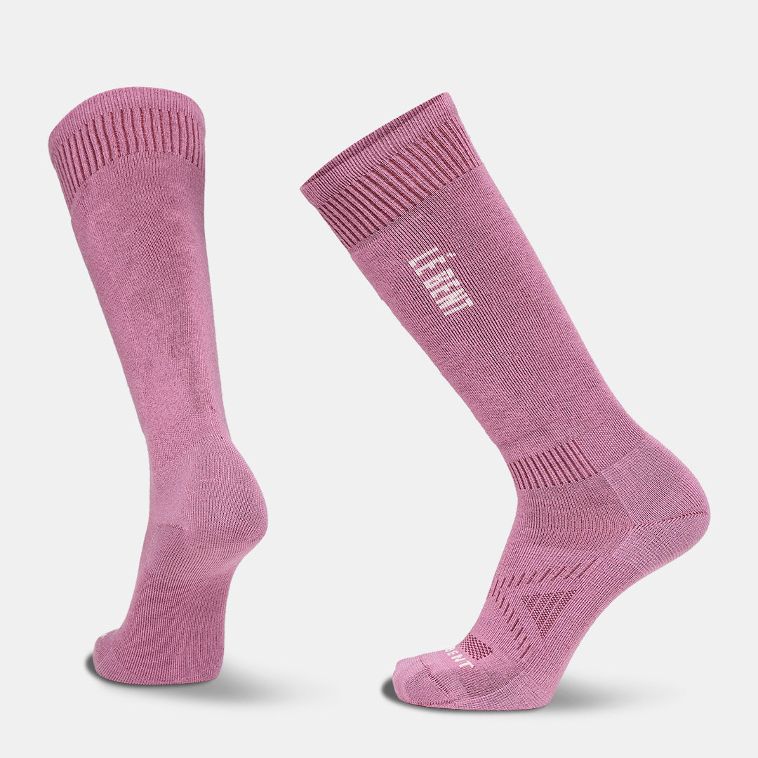 Targeted Cushion Merino Logo Snow Sock