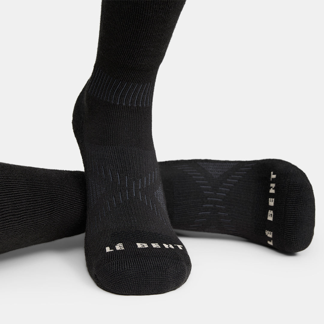 Light Cushion Merino Logo Snow Sock
