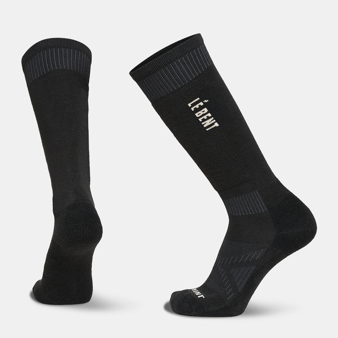 Light Cushion Merino Logo Snow Sock