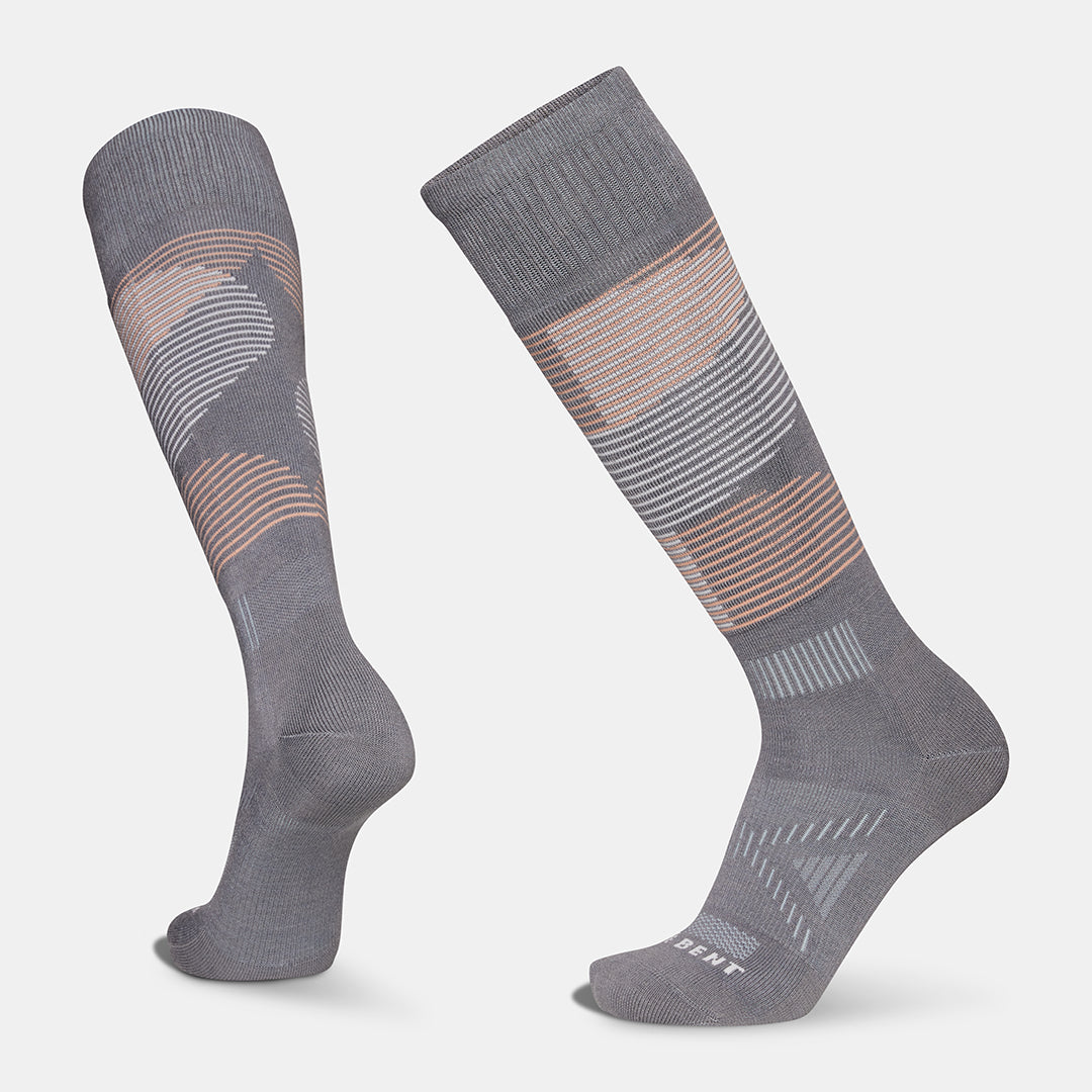 Targeted Cushion Merino Shred Snow Sock – Smoke Pearl