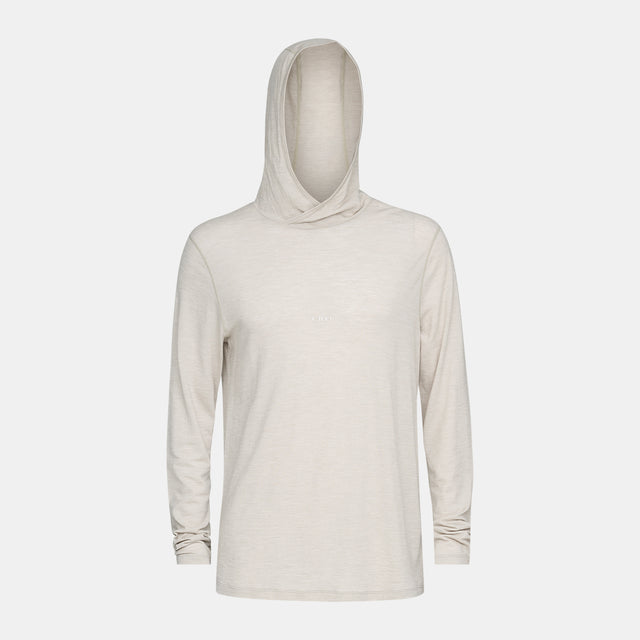 Mens Featherweight Hooded LS Crew