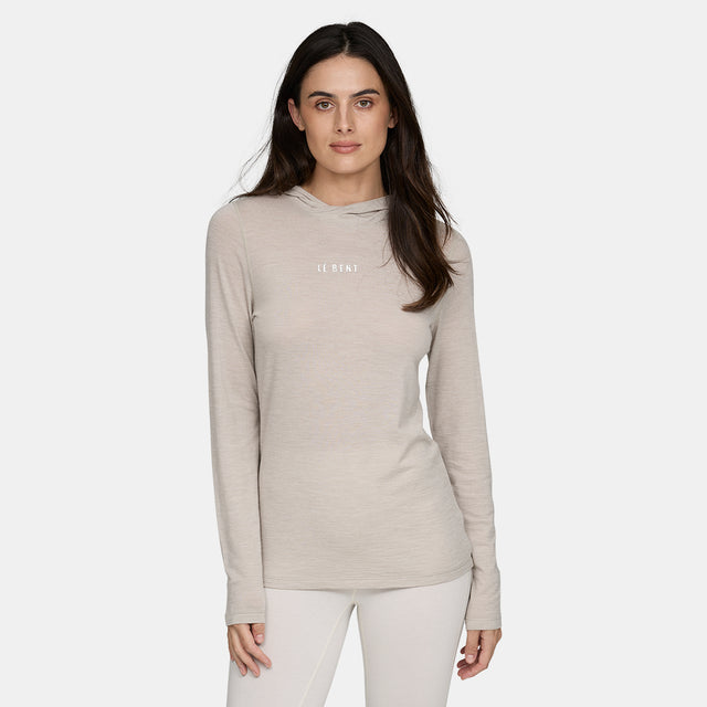 Womens Feathertop Ultralight hooded LS Tee