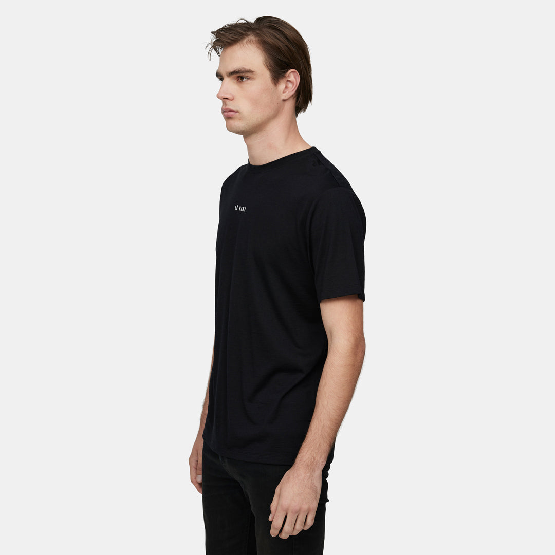 Mens Merino Ultralight Logo SS Tee