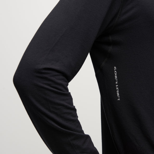 Mens Core 200 Crew - Black
