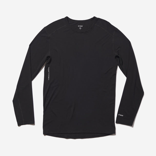 Mens Core 200 Crew - Black