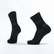 Zero Cushion Merino Phantom Mini Sock – Black